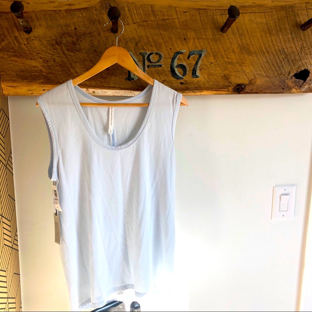 Babaton Light Blue Muscle Tee